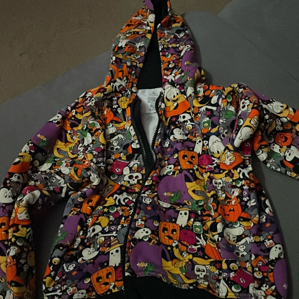 Mickey and friends Halloween full zip hooded sweatshirt